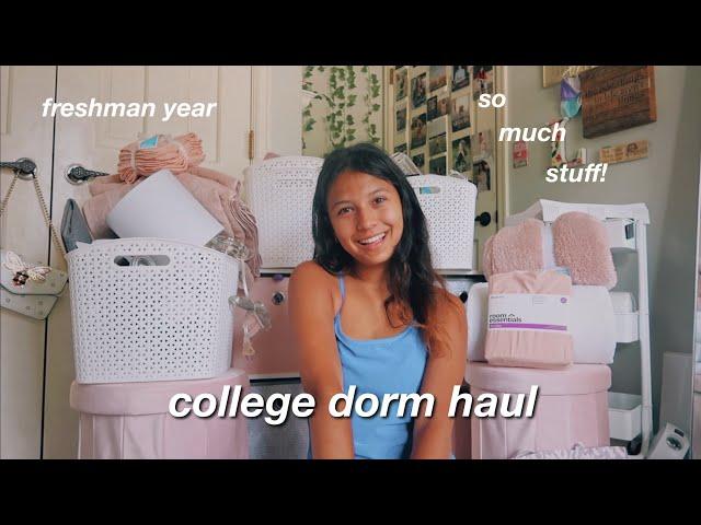 COLLEGE DORM HAUL | freshman year!