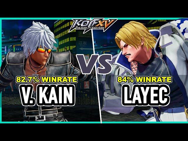 KOF XV  Violent Kain (K'/Rock/Iori) vs Layec (Rugal/Goenitz/O.Chris)