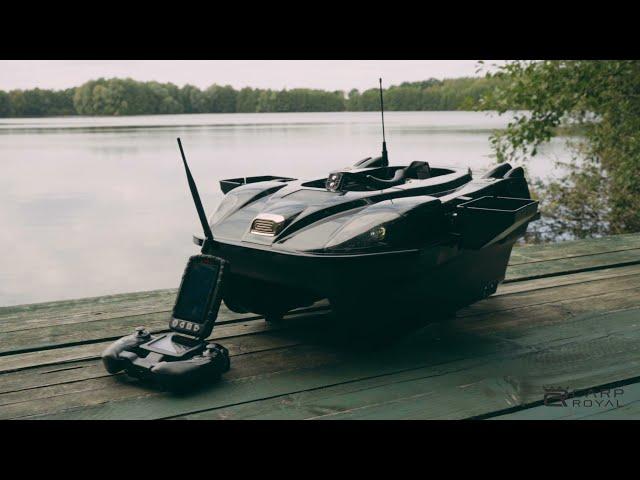 Carp Royal Leader GBE Futterboot / Bait Boat Trailer