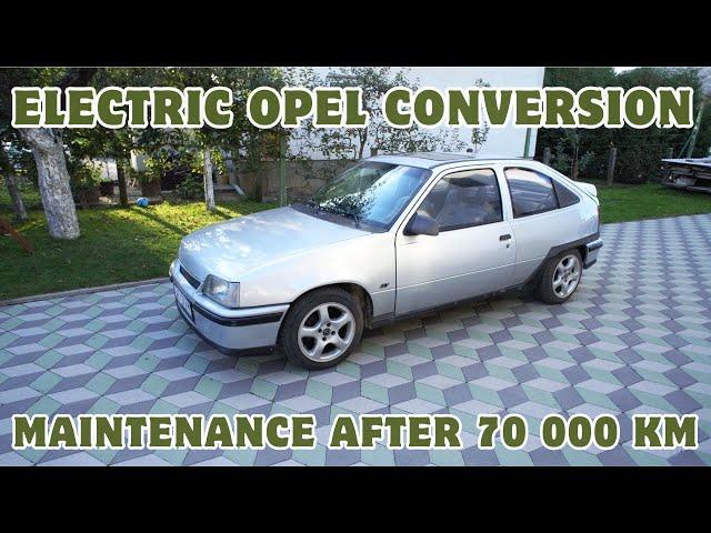 Electric Opel Kadett conversion, maintenance after 70 000 km