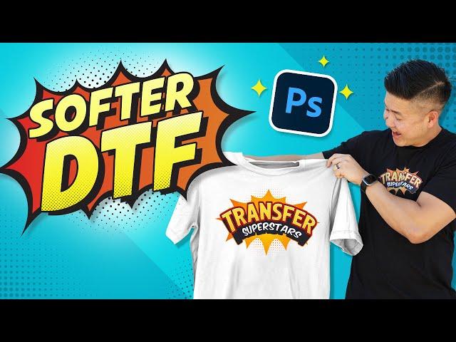 You've Been Printing DTF Transfers WRONG: Softer DTF Prints w/ Black Knockout Halftone Revealed!