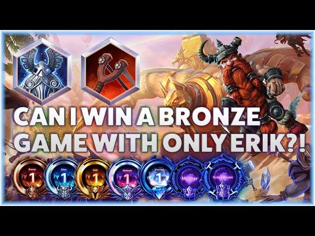 TLV Play Again - CAN I WIN A BRONZE GAME WITH ONLY ERIK?! - B2GM Season 4 2024