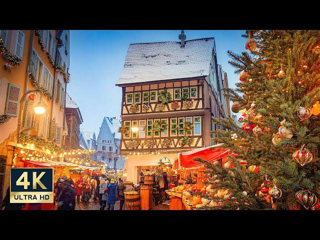 Europe's Christmas Markets 4K Walking Tour 2024