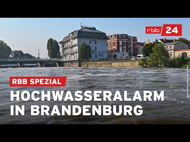 Brandenburg erwartet Hochwasser und steigende Pegel | rbb24 Spezial