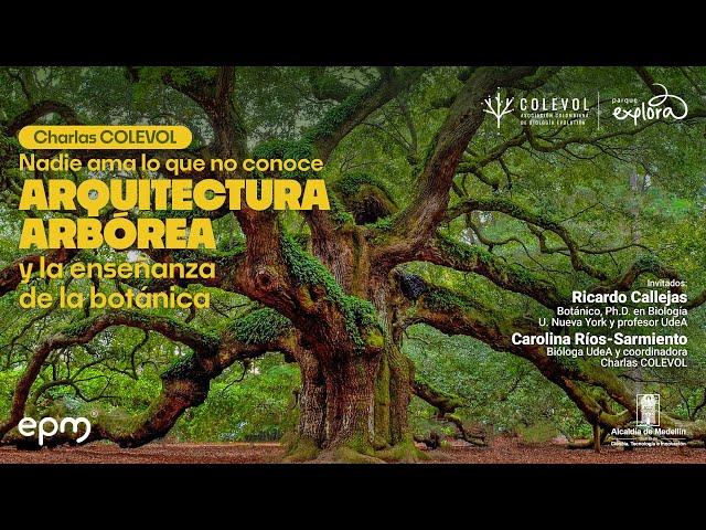 Arquitectura arbórea y la enseñanza de la botánica | Charlas Colevol | Parque Explora