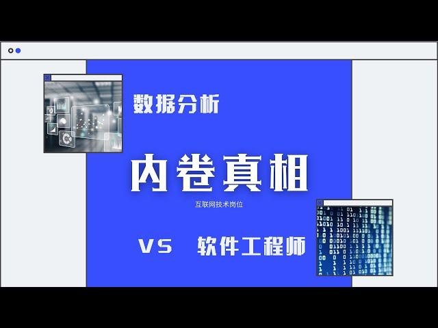 数据分析vs软件工程师｜行业内卷给你安排得明明白白