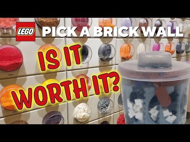 Lego Pick a Brick Wall: Is It Worth It? [Plastic Cup Version]