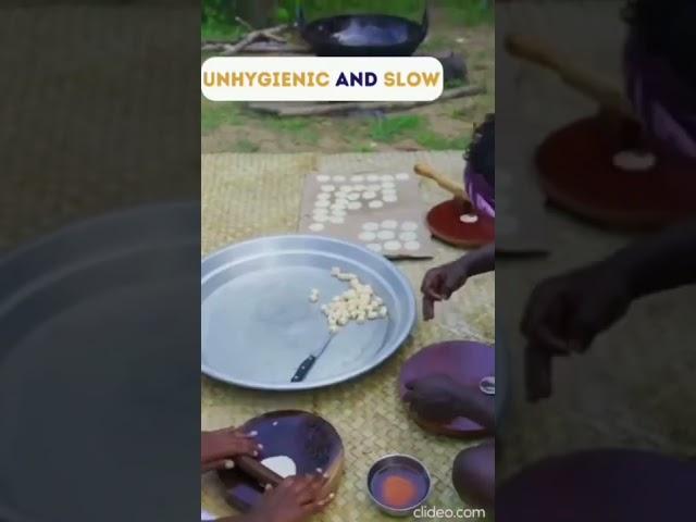 Panipuri Cutting Machine | Hygenic & Fast | Penguin Engineering #shorts #startupindia #panipuri