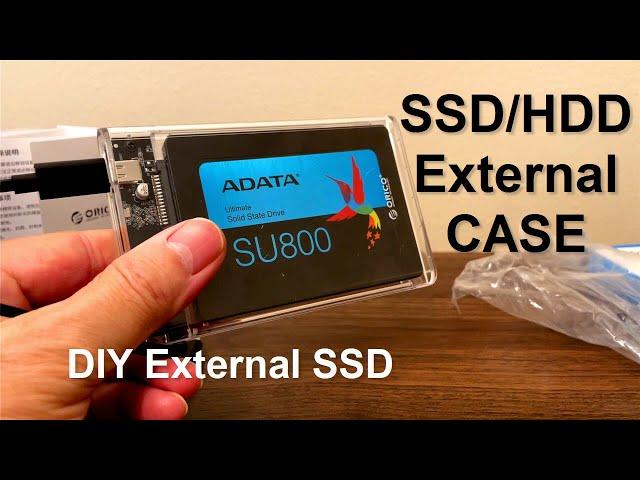 External Hard Drive case - ORICO External SSD enclosure setup and Review