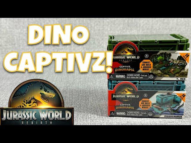 JURASSIC WORLD REBIRTH CAPTIVZ DINORAMA OPENING AND REVIEW