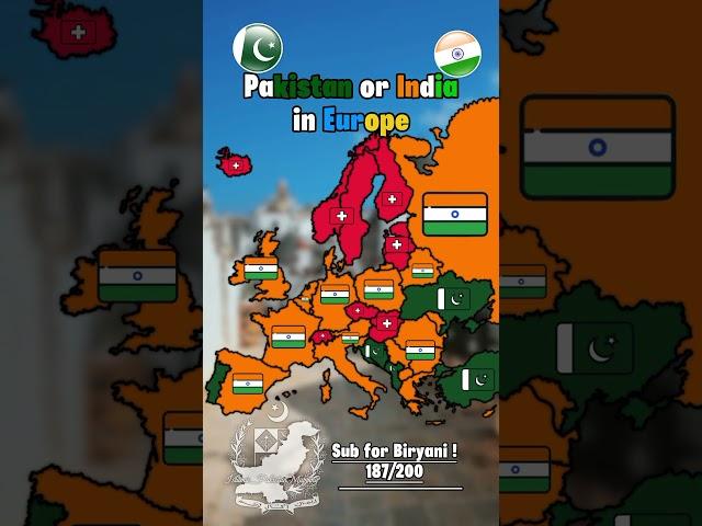 Pakistan or India ? In Europe