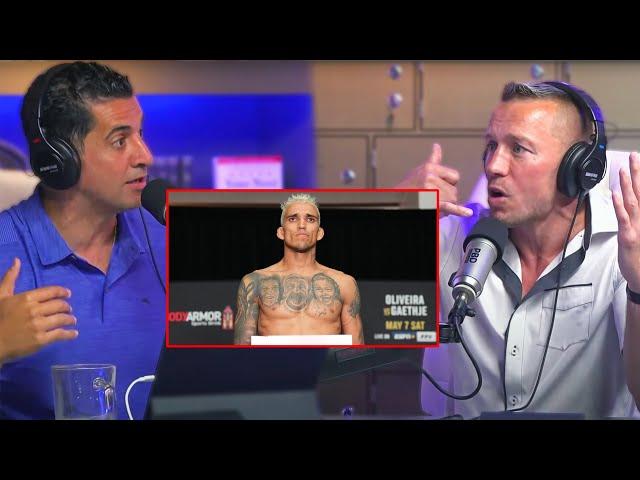 Georges St-Pierre Reacts To Charles Oliveira Being STRIPPED Of His Title For Missing Weight