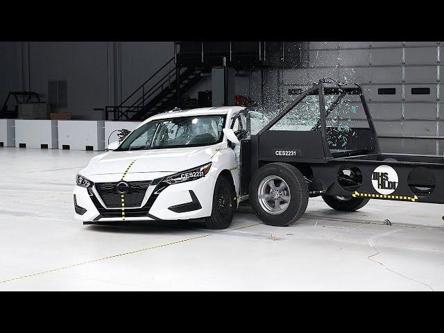 2022 Nissan Sentra updated side IIHS crash test