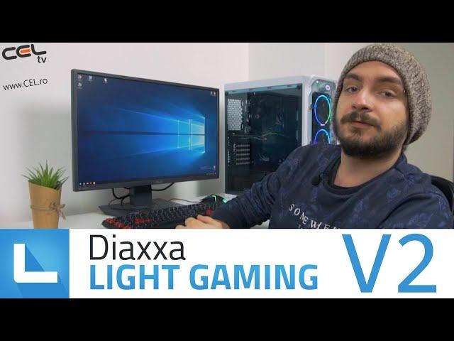 Diaxxa Light Gaming V2 3.349 lei i5-8400 with GTX 1060 6GB | CEL.ro Review