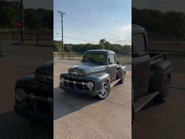 1951 Ford f1 set up 22" @PackManWhips #wheels