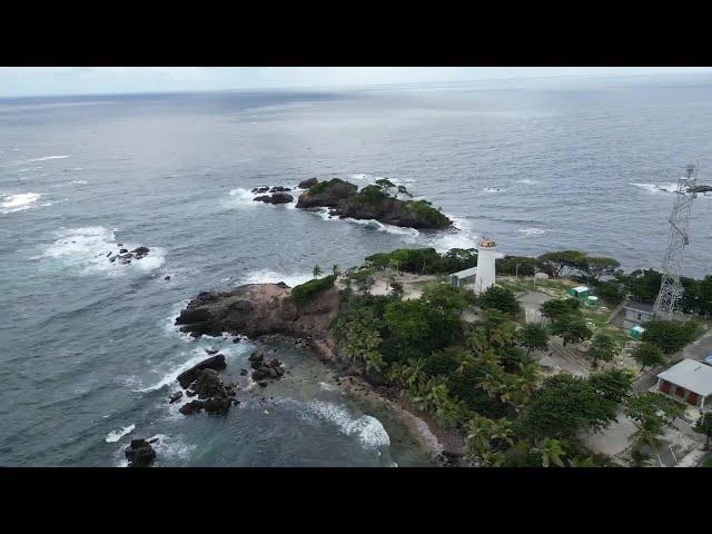 Toco lighthouse drone footage.