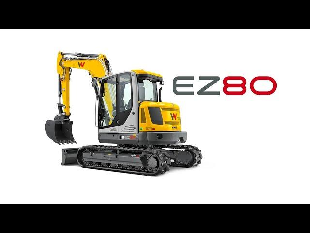 Der EZ80 ist der größte Zero Tail Kettenbagger von Wacker Neuson: Kompaktheit trifft hohe Leistung