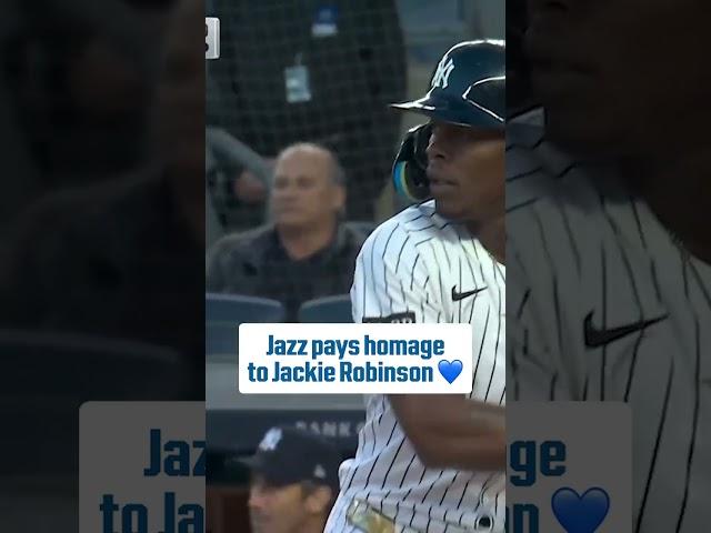 Jazz Chisholm Jr. is wearing his baseball pants just like Jackie Robinson did 