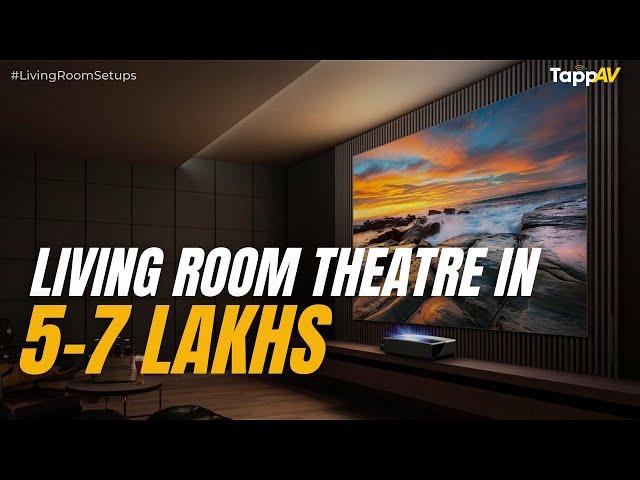 Best AV Setup for Living Room (₹5-7 Lakh) | TV vs Projector | Audio & Video Guide 2025