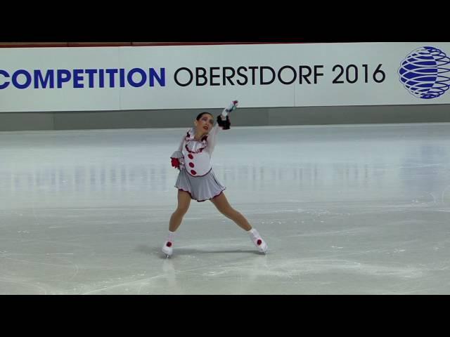 Stephanie Huot- Silver Ladies III Artistic Free Skating - 2016 Oberstdorf