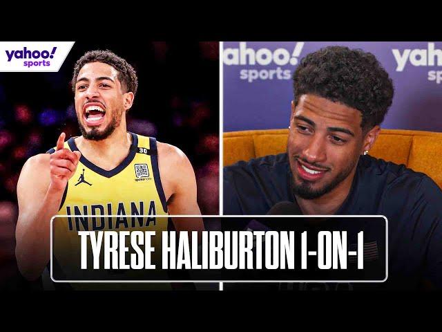 Tyrese Haliburton on being a 'VILLAIN', the Pacers rise & Team USA | Yahoo Sports