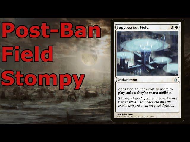 NO FUN FOR YOU!  Suppression Field Stompy (Mono White Stompy- Legacy MTG)