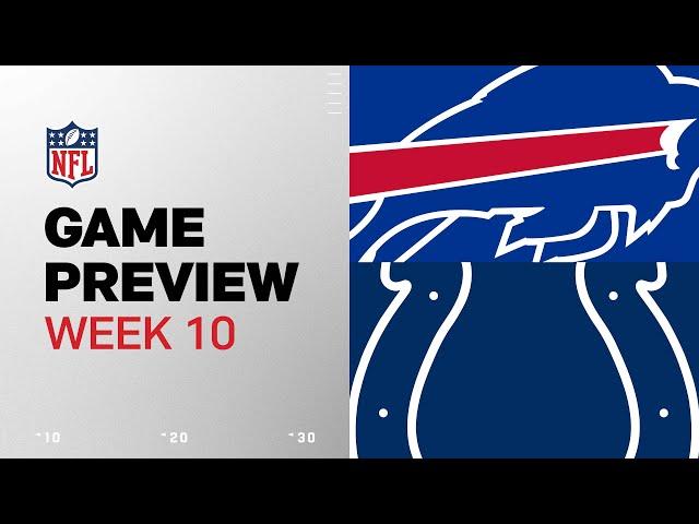 Buffalo Bills vs. Indianapolis Colts | 2024 Week 10 Game Preview