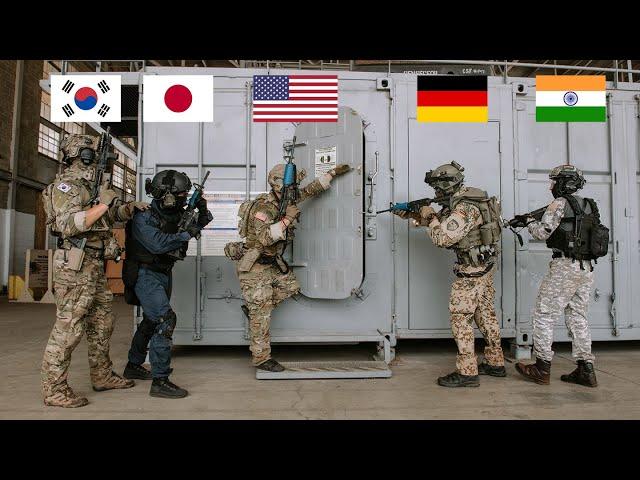 South Korean, Japanese, US, German, and Indian SOF conduct VBSS training | RIMPAC 2022