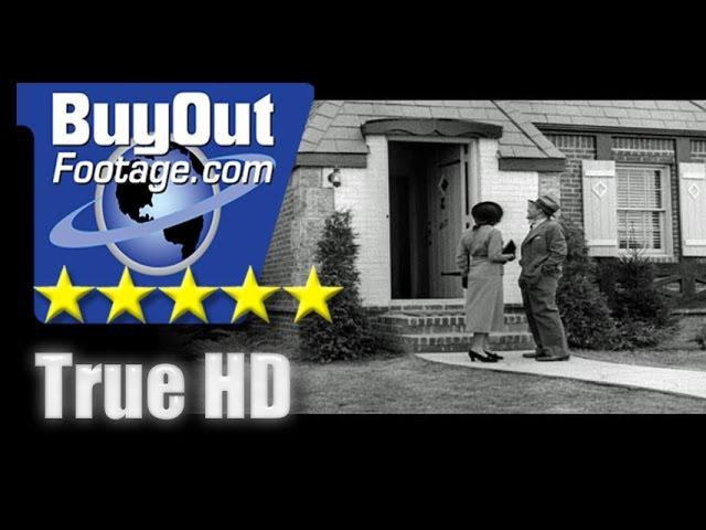 HD Historic Stock Footage Housing Market 1930's, Construction, Model Homes, Lifestyle, Americana