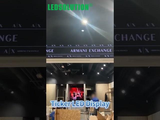 Custom Ticker LED Display