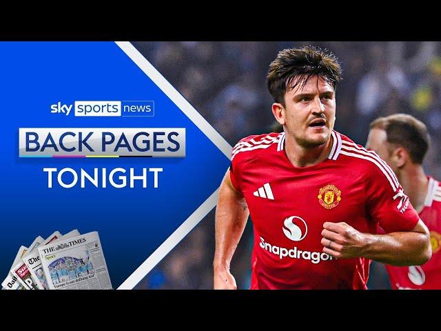 Harry Maguire rescues point for 10-man Man Utd | Carsley's England dilemma | Back Pages Tonight