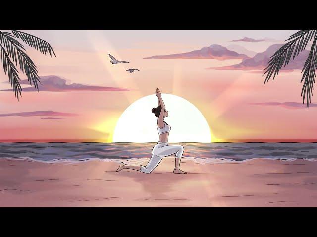 [MnR] 1 hour Relaxing Flute Music with beautiful animation for Yoga, Study, and Sleep