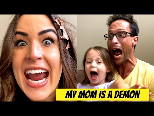 My mom is a Demon! The most terrifying scary and funny moments with mom | themccartys