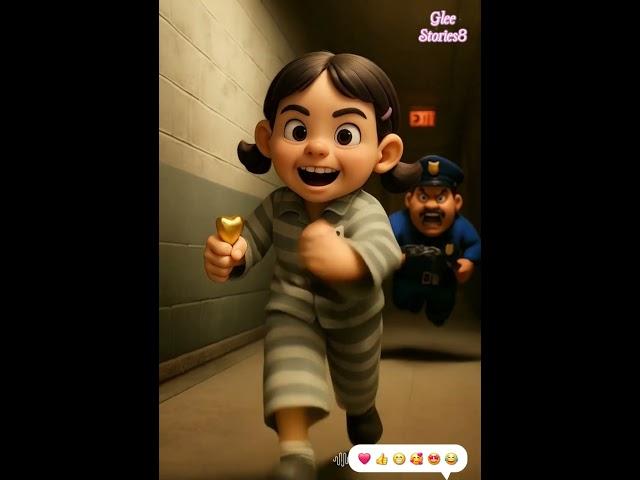 Why She Ripped Out Her Tooth to Break Free from Jail? #shorts  #lunabelle #animation #InsaneStories