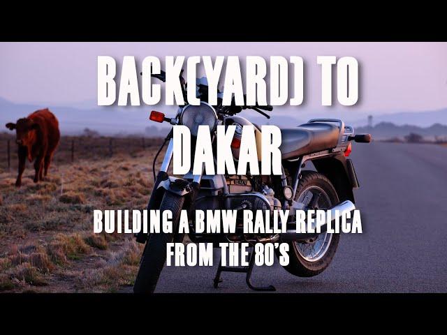 BACK(YARD) TO DAKAR: Building a BMW HPN Replica Motorcycle!   Episode 1 - The Donor