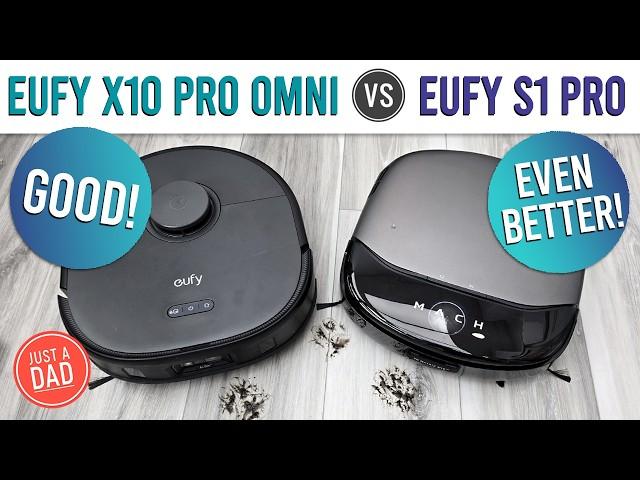 Eufy Omni S1 Pro vs Eufy X10 Pro Omni Robot Vacuum & Mop COMPARISON