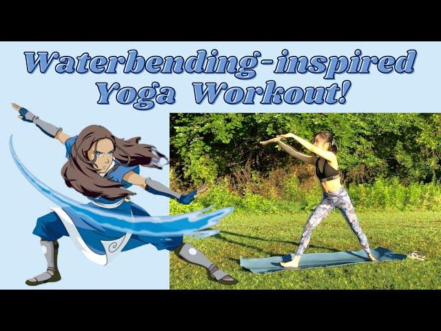 Avatar the Last Airbender Workouts //  Waterbending Inspired Yoga Flow! 