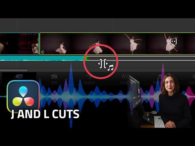 How to Make J and L Cuts - DaVinci Resolve 18.5 Tutorial