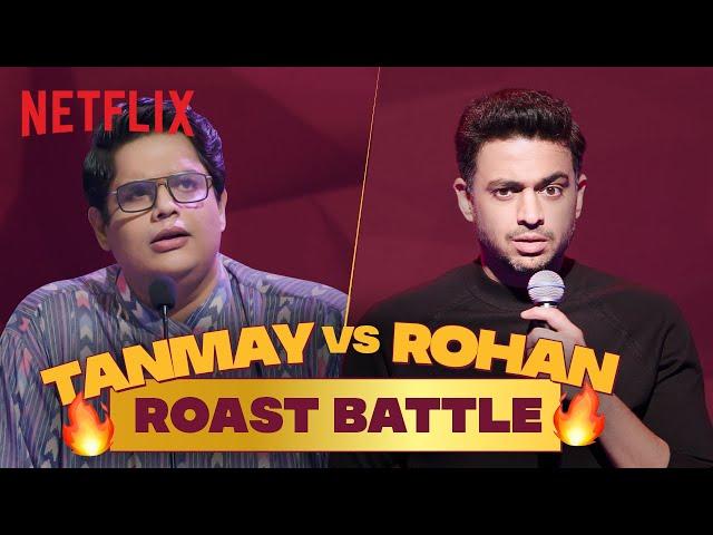 Rohan Joshi & Tanmay Bhat's EPIC ROAST BATTLE in #ComedyPremiumLeague! | Netflix India