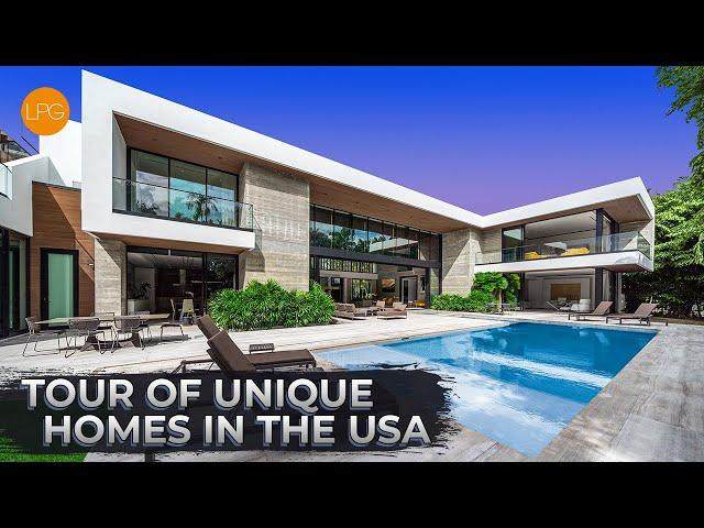 3 HOUR TOUR OF THE MOST UNIQUE HOMES YOU CAN SEE IN THE USA | REAL ESTATE TOUR 2024