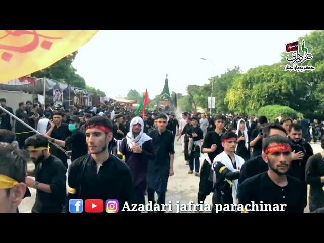 Azadari jafria parachinar || Dasta saqaye e sakina || Islamabad juloos