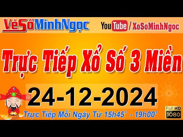 Xổ Số Minh Ngọc, Trực Tiếp Xổ Số Ngày 24/12/2024: KQXS Miền Nam XSMN, Miền Trung XSMT, Miền Bắc XSMB