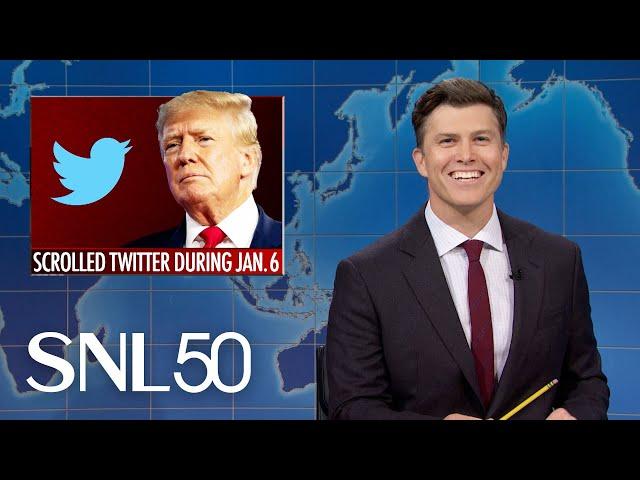 Weekend Update: Trump Scrolled Twitter During January 6 - SNL