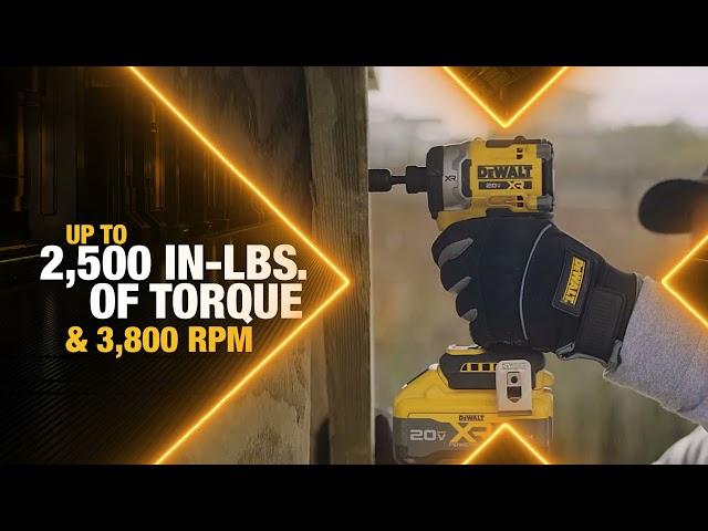 Introducing the Highest Torque 20V MAX* Impact Driver from DEWALT** [DCF860]