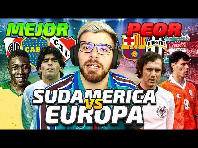 ¿ALGUNA VEZ SUDAMÉRICA FUE SUPERIOR A EUROPA? | El ASCENSO y CAÍDA del FÚTBOL SUDAMERICANO. REACCIÓN