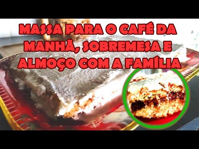 Massa deliciosa para o café da manhã, sobremesa e almoço com a família .