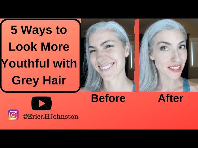 5 Ways to Look More Youthful with Grey Hair | Silver Hair