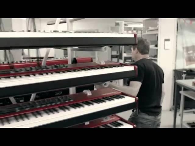 Clavia Nord Keyboard Swedish Factory Tour