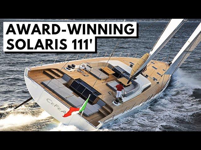 SOLARIS 111' "CeFeA" SuperYacht Tour All Carbon Fiber Award-winning Performance Sailing Yacht