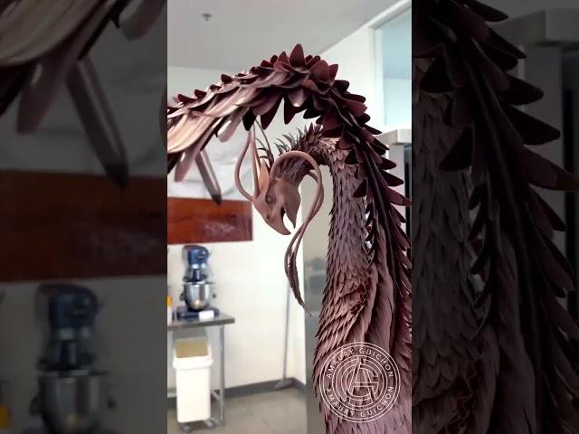 Chocolate Phoenix!  2000 chocolate feathers later, the phoenix was finally reborn!